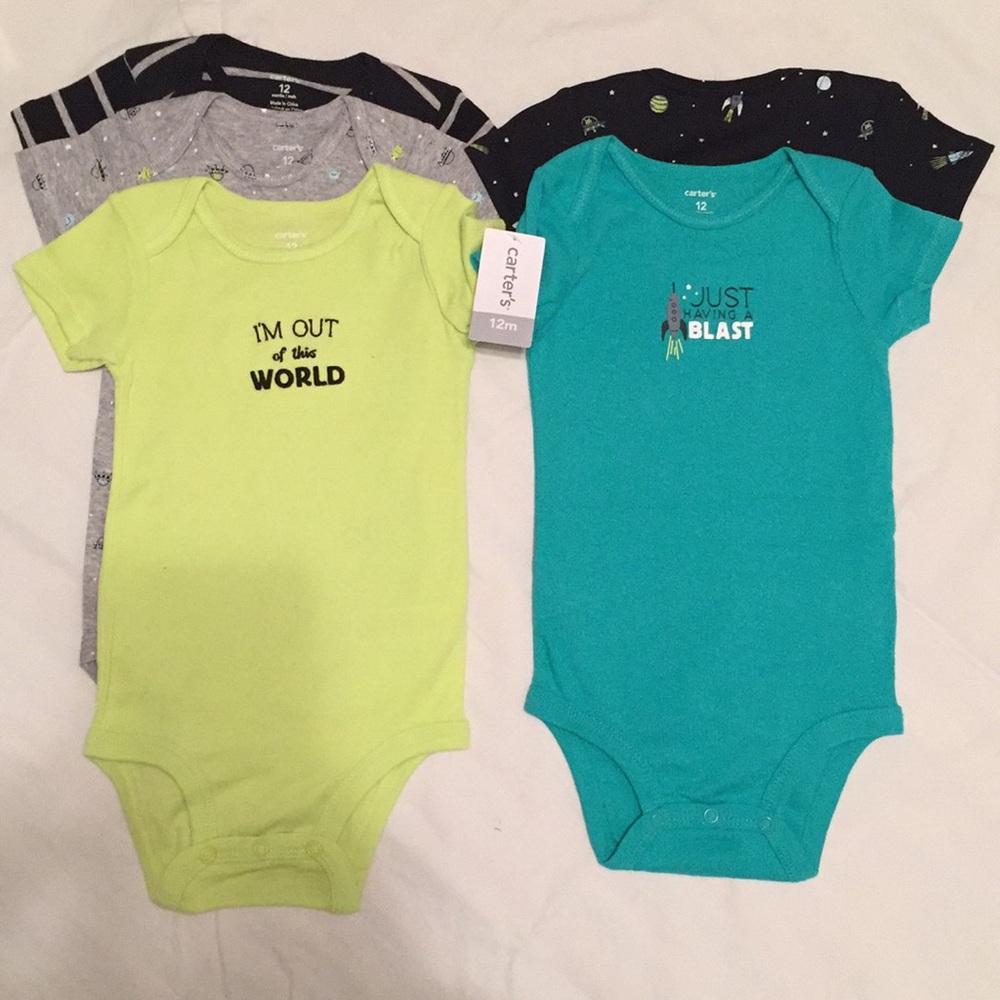Carter's 12M Five Pack Bodysuits